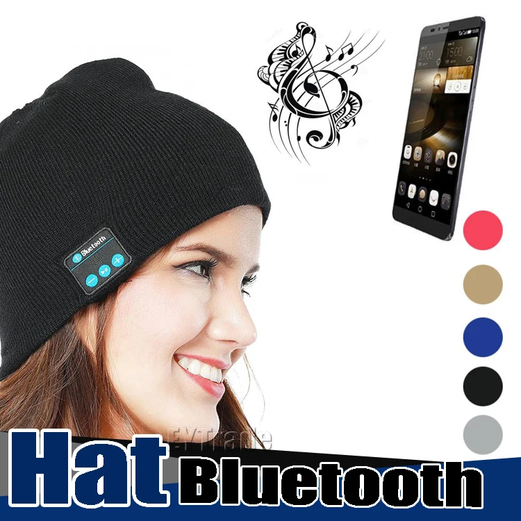 20 шт./лот беспроводные Bluetooth наушники музыкальная шапка умные шапки гарнитура