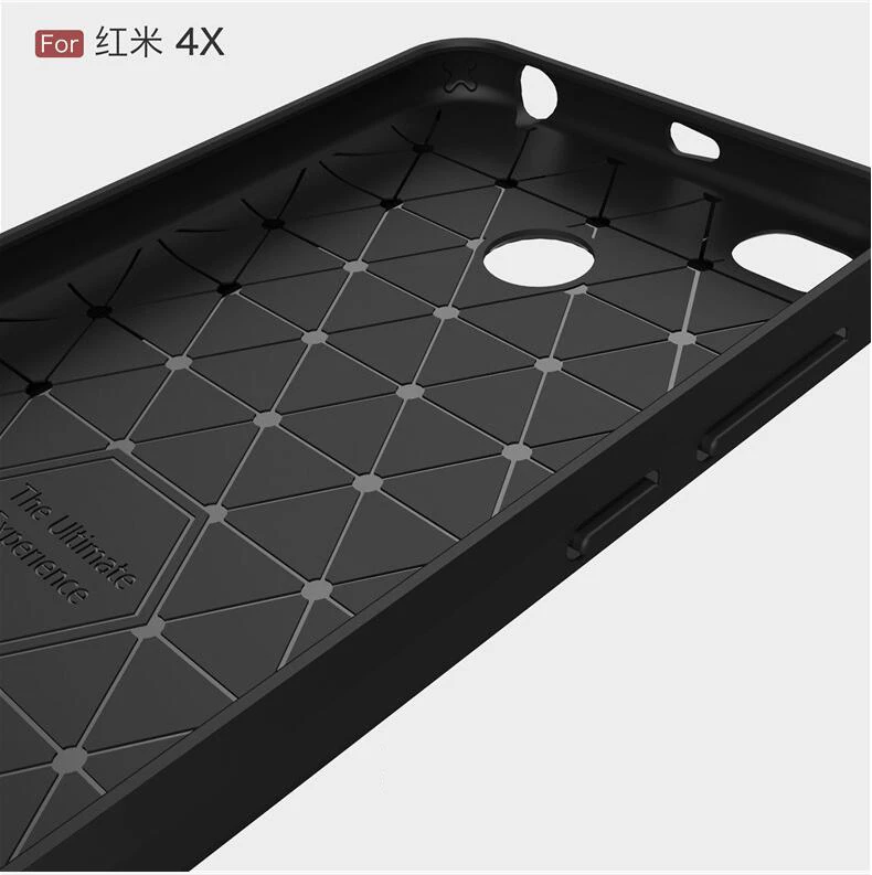 Мягкие прочные бронированные чехлы из ТПУ для Xiaomi Redmi 4X 5 0 дюймовый матовый