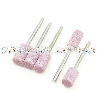 

3mm Shank 8mm Dia Pink Round Tip Mounted Points Grinding Stone 5 Pcs