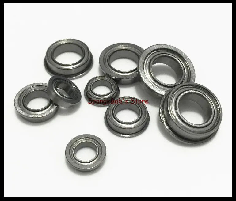 

30pcs/Lot MF85ZZ MF85 ZZ 5x8x2.5mm Miniature Flange Bearing Thin Wall Deep Groove Ball Radial Ball Bearing
