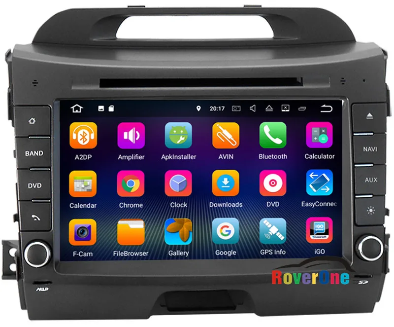 Roverone для Kia Sportage R 2013 2014 2015 android авторадио Car GPS ГЛОНАСС Media Center Центральный