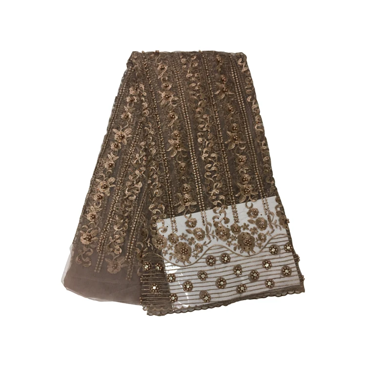 Высокое качество emberoidered африканская кружевная ткань для свадьбы 2018 высокое