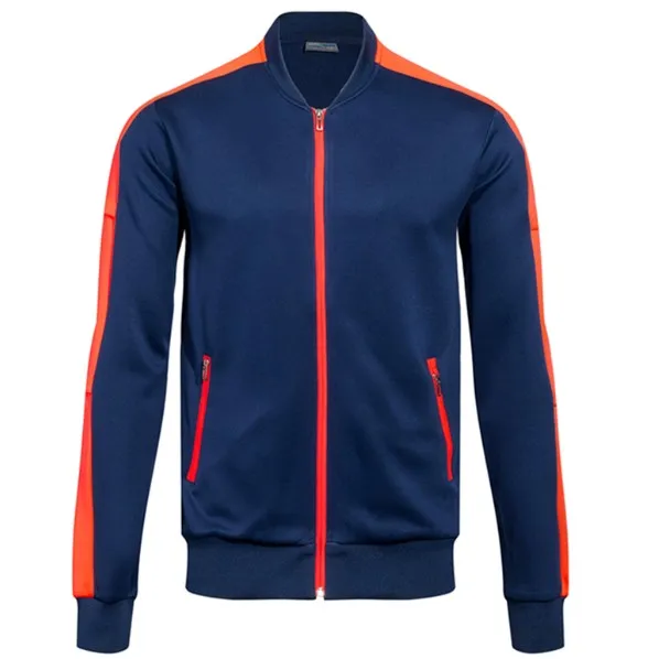 Royal Blue Jacket ZMSM для детей и взрослых, комплекты с длинными рукавами для футбола, куртки и штаны для бега, детский спортивный костюм, мужской спортивный костюм для футбола BG004 - Цвет: Royal Blue Jacket