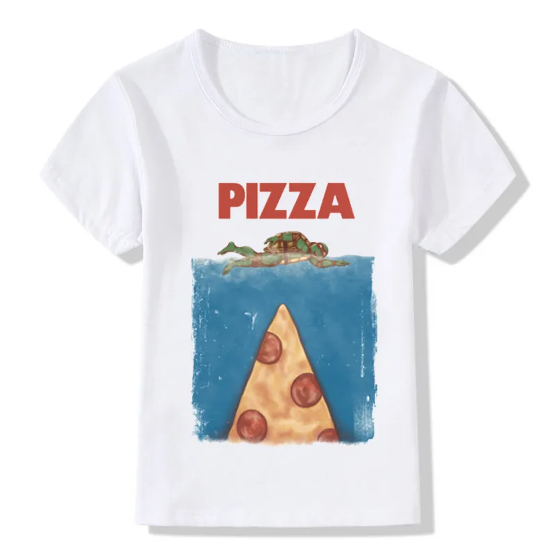 Новая Дизайнерская одежда для мальчиков 2018 летние Pizza Graphic с принтом Одежда