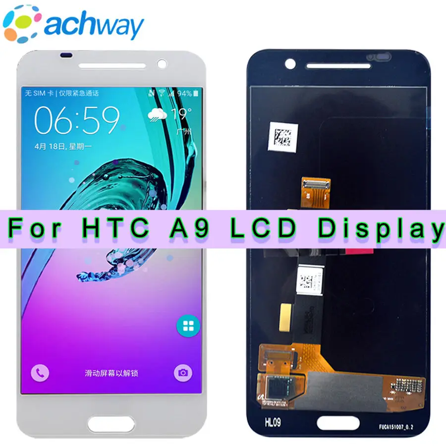 

Новый протестированный ЖК-дисплей 5,0 дюйма для HTC One A9, детали для замены ЖК-экрана 1920*1080 Для HTC A9