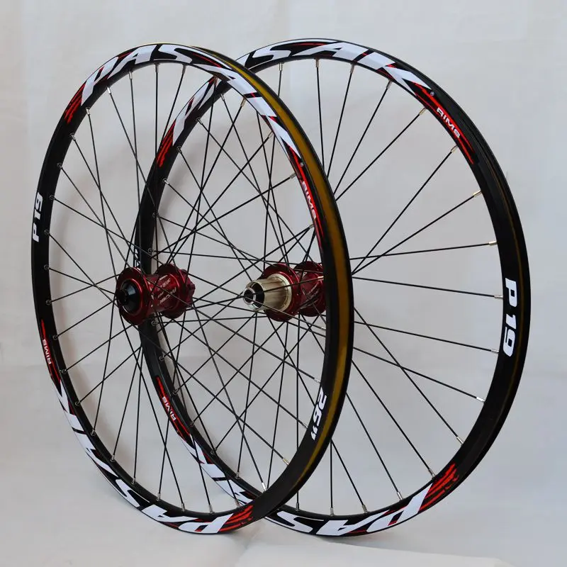 27.5 Red Hub Red MTB колеса для горного велосипеда 26 27,5 29 дюймов велосипедная колесная ступица 6 когтей DH AM колеса 15 мм 20 мм 12 мм 9 мм через ось QR колеса обода - Цвет: 27.5 Red Hub Red