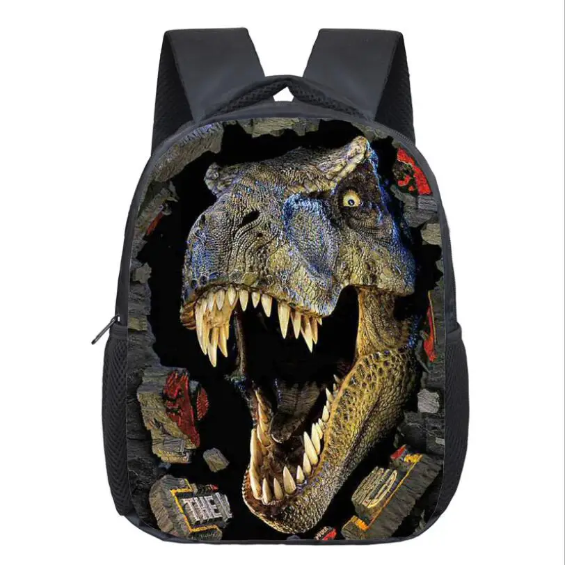 Рюкзаки с динозаврами школьные ранцы 3D рисунком животных Детский рюкзак для