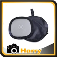 double face camera folding reflector white grey balance card carrying bag 18 gray pure white