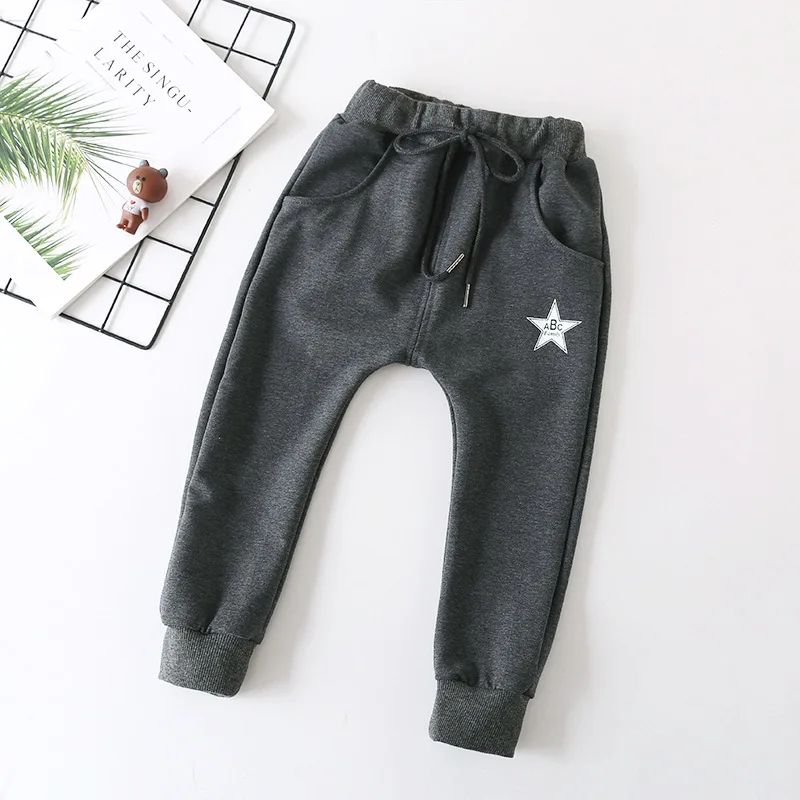 Baby boy girl clothes pants solid color sports style trousers soft comfortable loose cotton spring fall kids | Детская одежда и