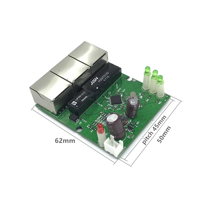 OEM завод прямой Мини Быстрый 10/100 Мбит/с 3 портовый Ethernet сетевой концентратор lan