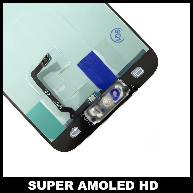 Супер AMOLED lcd S для samsung Galaxy S5 I9600 G900 G900A G900F ЖК-дисплей сенсорный экран сборка Кнопка Домой Замена наклейки