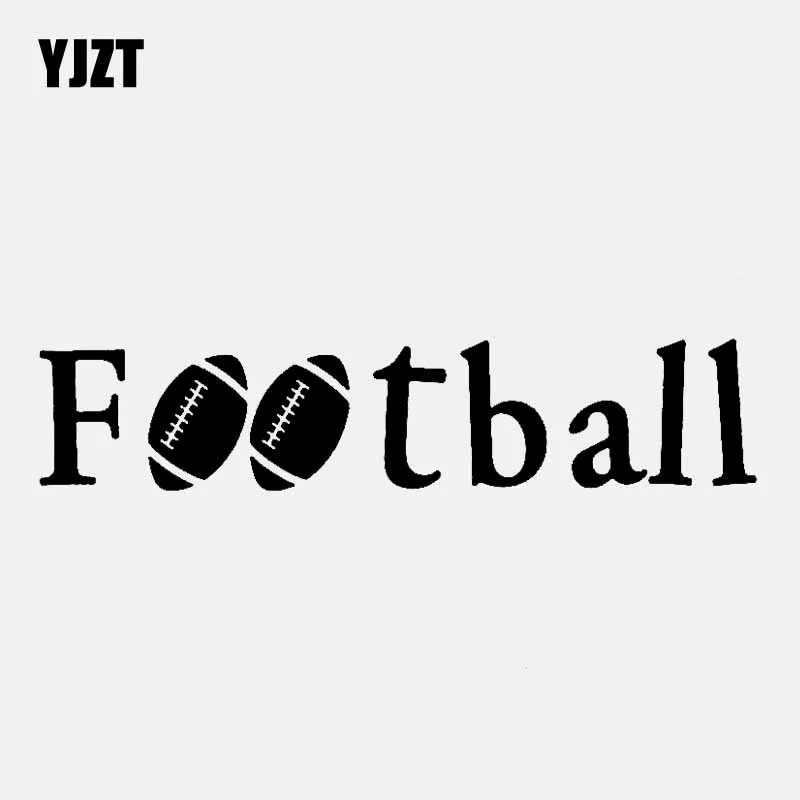 YJZT 13 8 см * 3 2 Футбол Наклейка виниловая художественная декоративная