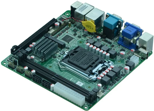 Mini itx H110 LGA1151 Core I3 6100 CPU mini ITX материнская плата с DDR4 4K DP порт промышленная