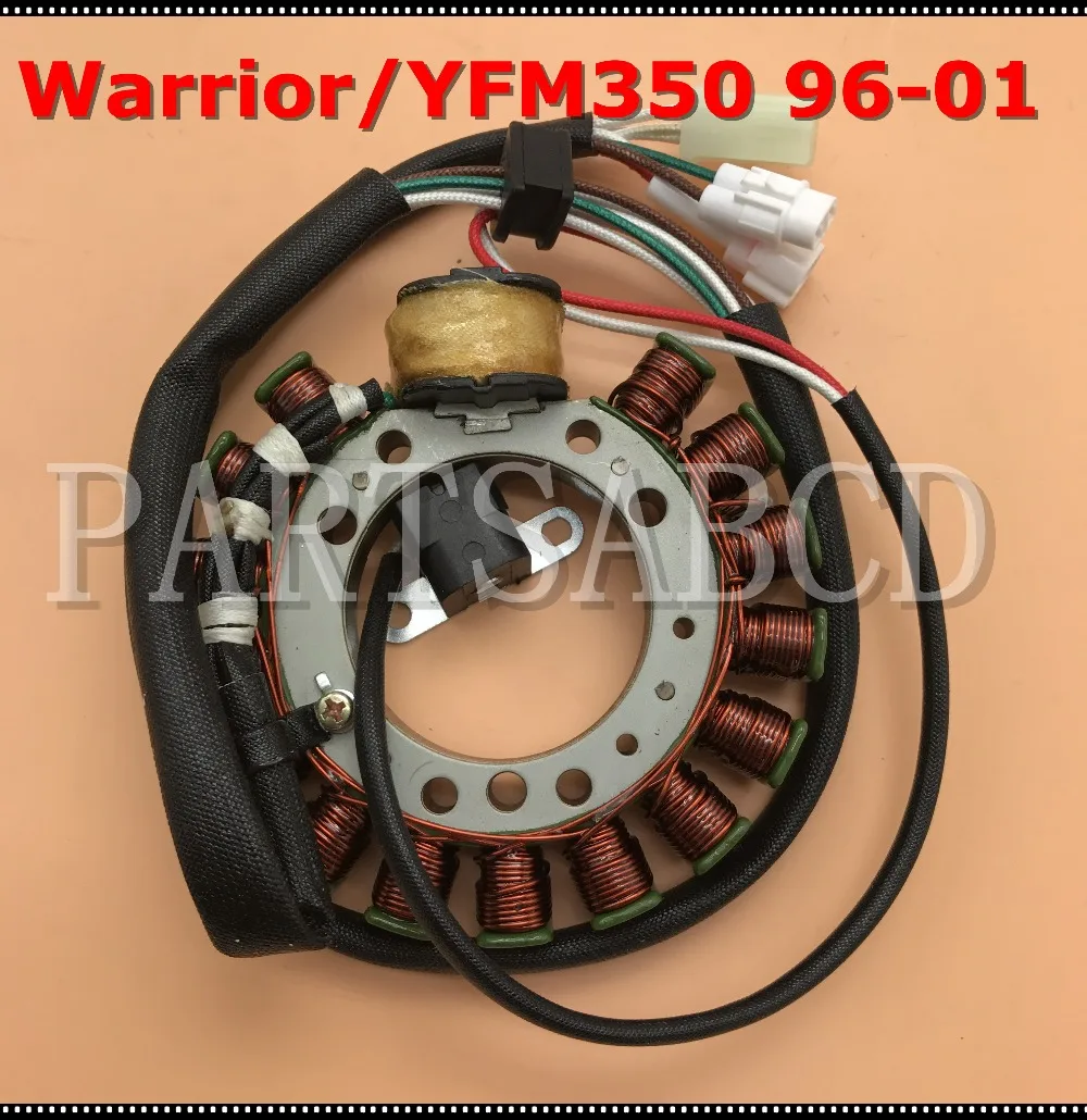 Магнитный Статор для Yamaha ATV Warrior 350 YFM350 96 01 Magneto|magneto stator|for atvatv stators |