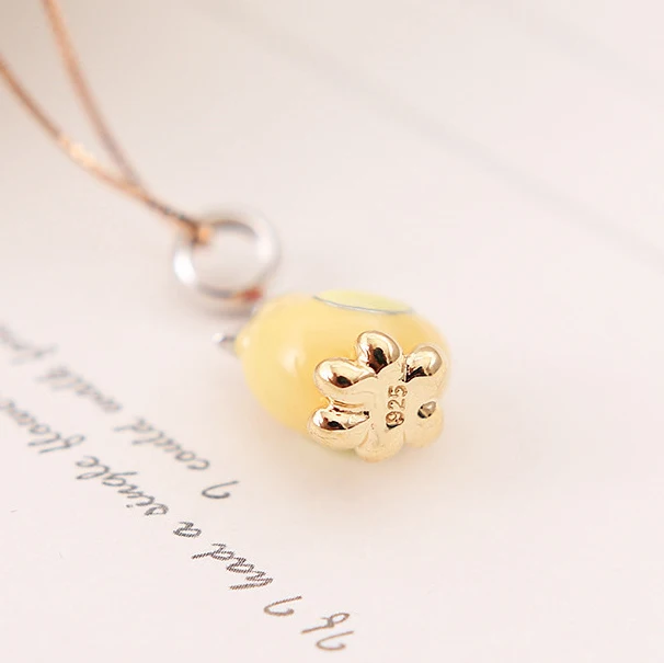 

New Fashion 925 Sterling Silver Lovely Chick Charm Bead Fit Pandora Original Bracelet Necklace Glaze Pendant Bead Fine Jewelry