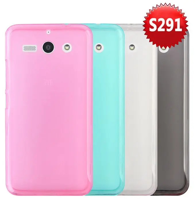 10 шт./лот Оптовые Силикона Пудинг Матовый Мягкий Чехол для ZTE Grand S2 SII/S291 Бесплатная