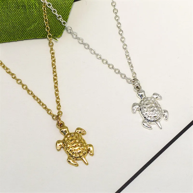 Черепаха кулон ожерелье для женщин мужчин унисекс модные ювелирные изделия