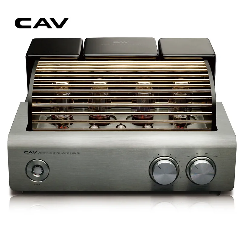CAV T50 ламповый усилитель 2 0 CH HIFI стерео Pendote Аудио высококачественный алюминиевый