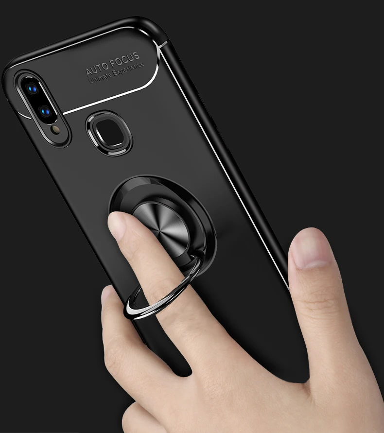 8X/8X Max магнитный автомобильный держатель Чехлы для Huawei Honor 8X чехол с кольцом