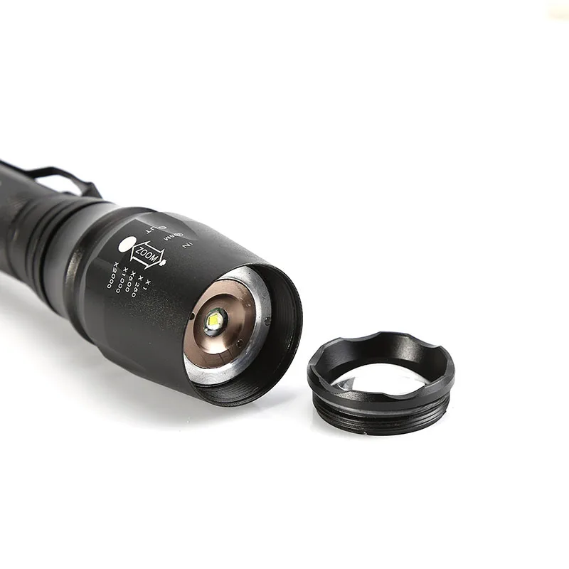Охотничий фонарь Anjoet с фокусировкой 18650 лм|torch xml t6|flashlight focust6 led zoomable |