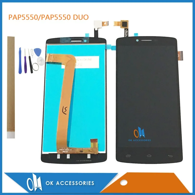 Высокое качество 5 дюймов для Prestigio MultiPhone PAP5550 PAP 5550 DUO ЖК дисплей Дисплей с