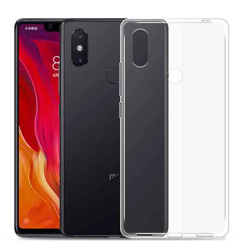 VBNM For Xiaomi Mi8 SE Case Thin Soft TPU Silicon Gel Transparent Back Cover Mi 8SE 8 |