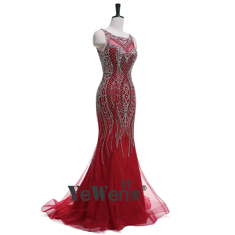 Элегантная Посеребренная труба высокого качества Вечерние платья Формальное