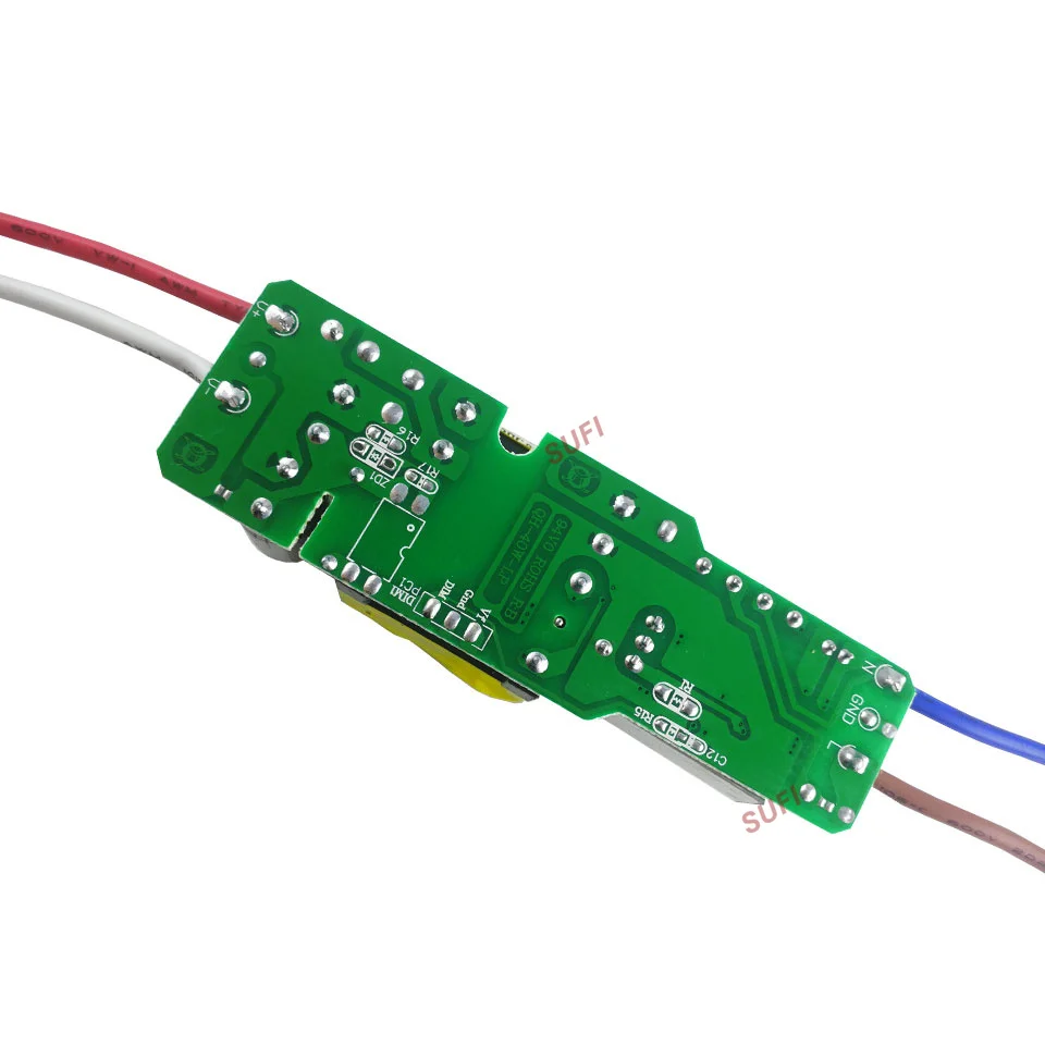 Светодиодный драйвер встроенного освещения Трансформаторы выход DC30 60V ток 600мА (10