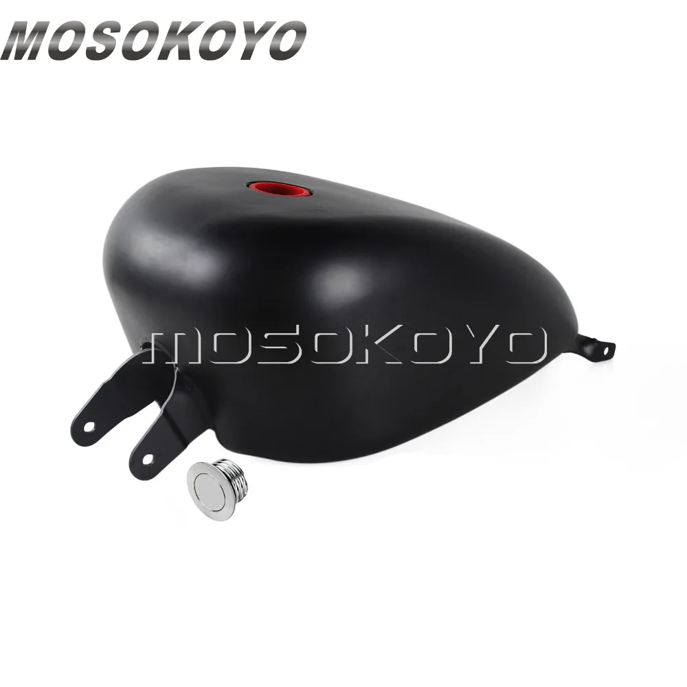 3 Гал EFI XL бак мотоцикла черные топливные баки для Harley Sportster Custom Superlow Iron 883 1200 XL883 XL1200