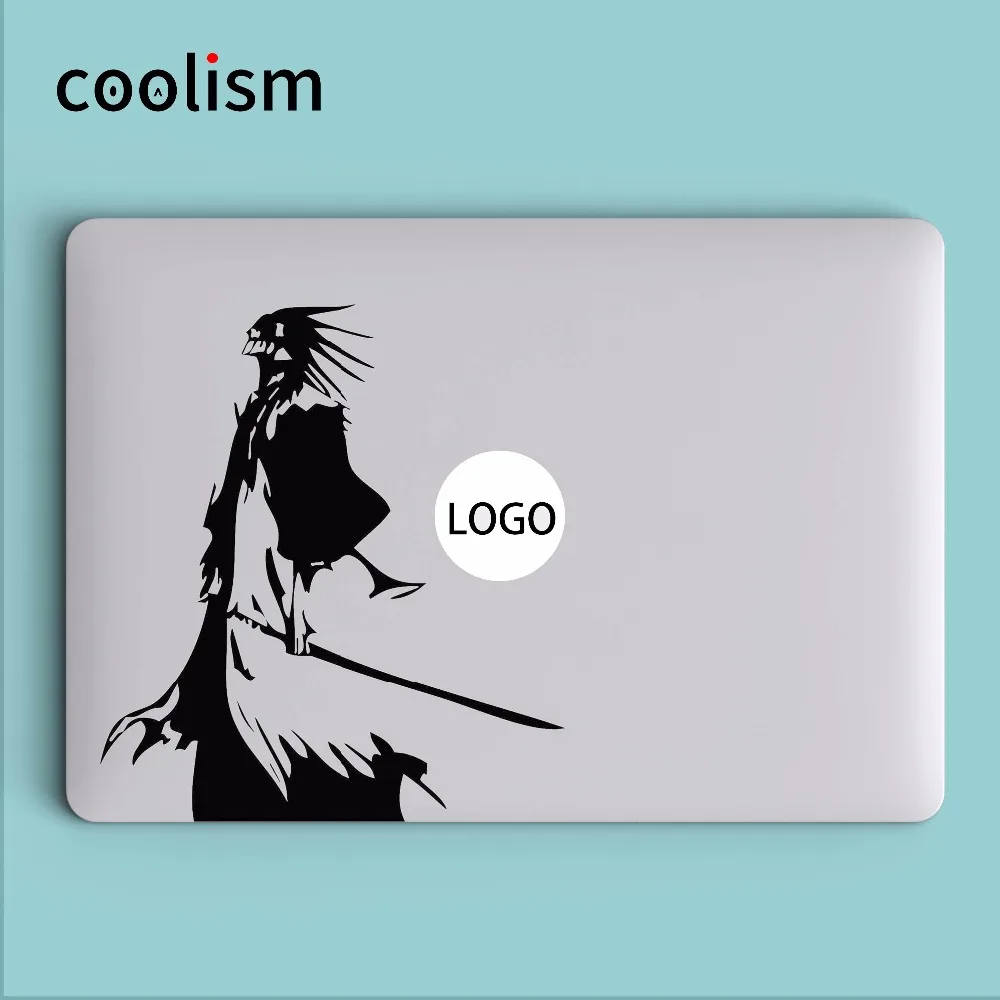 Bleach Kenpachi Zaraki наклейка для ноутбука для Macbook Наклейка Air 13 Pro retina 11 12 15 дюймов Mi Mac книга наклейка для ноутбука