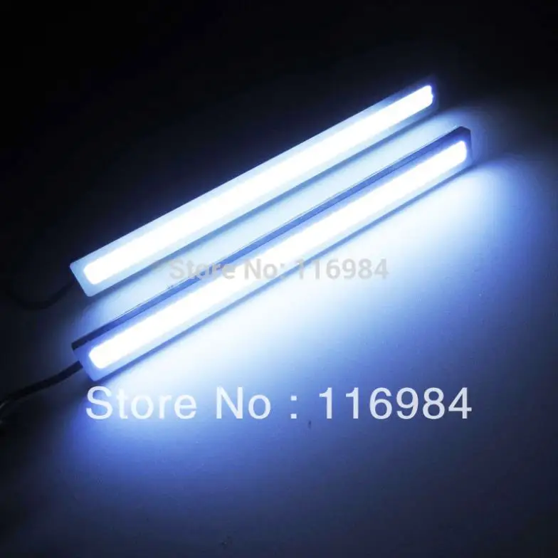 2Pcs New update Ultra Bright LED Daytime Running lights DC 12V 17cm unwaterproof Auto Car DRL COB Driving Fog lamp | Автомобили и