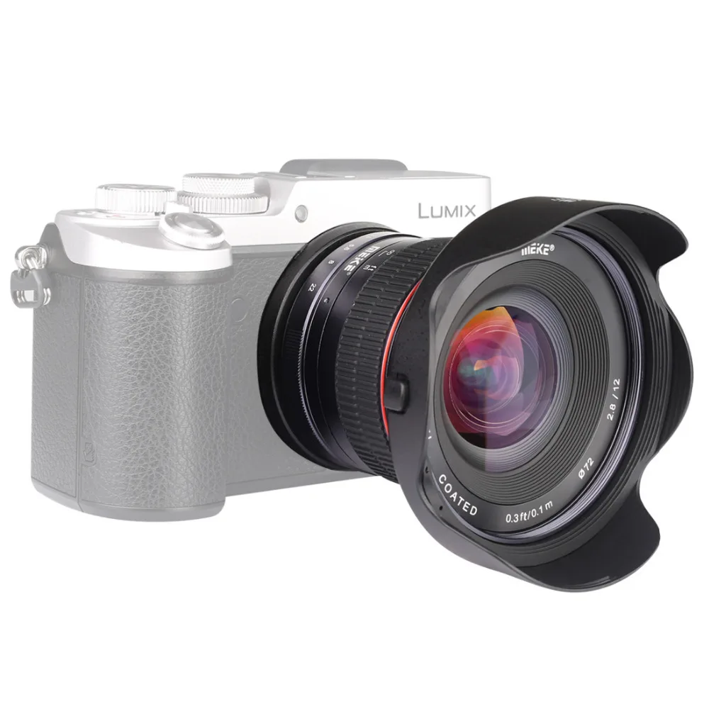 Meike 12 мм f/2 8 широкоугольный объектив с ручным фокусом для беззеркальной камеры
