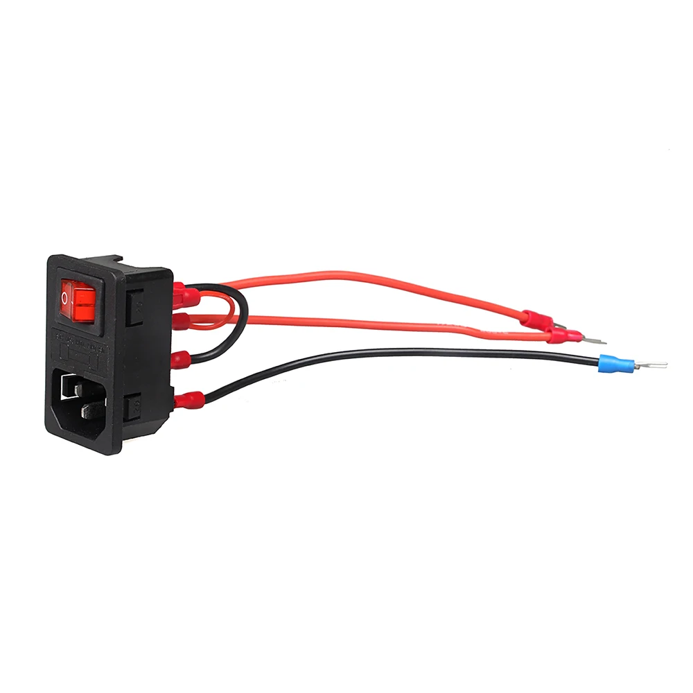 XCR3D 3D Printer Part The power switch 220V/110V 10A Short circuit protection safety Power Socket | Компьютеры и офис