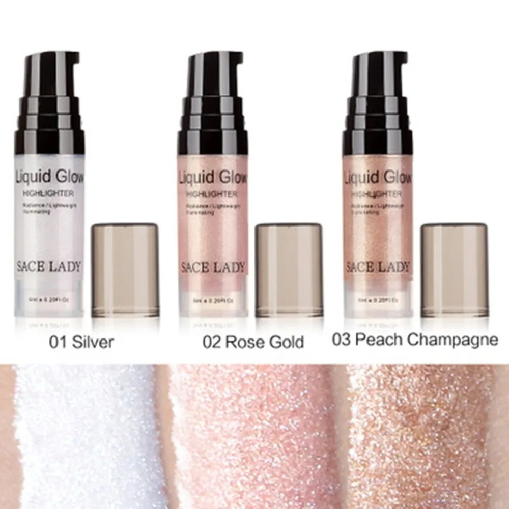 Крем Хайлайтер для лица Жидкий Макияж Shimmer Glow Kit Блеск косметический