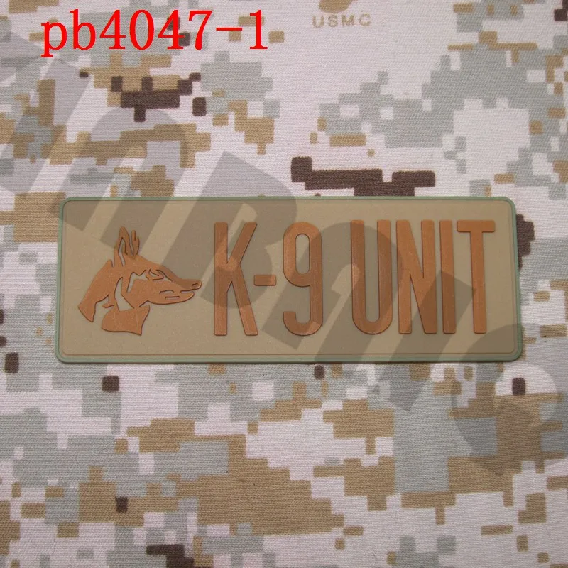 pb4047 Multicam 3D ПВХ патч K-9 блок K9 собаки мораль тактических военных - Цвет: pb4047 Multicam