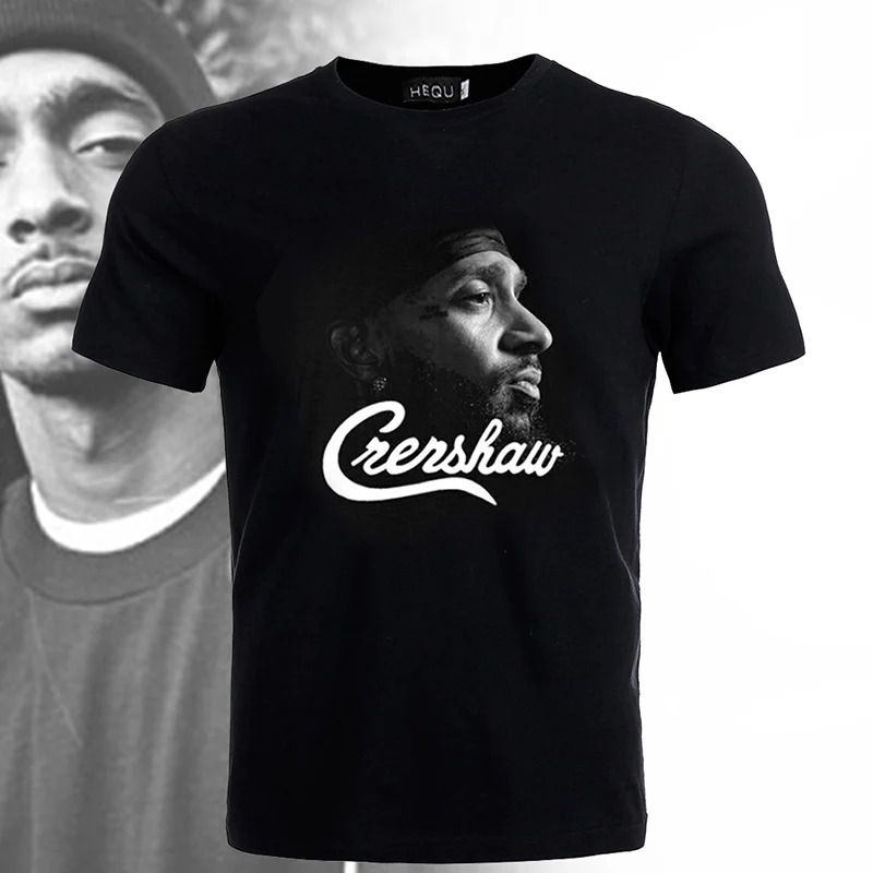 Футболки memento Nipsey Hussle, летние крутые Топы с коротким рукавом, футболки в стиле хип-хоп, повседневные свободные черные хлопковые футболки