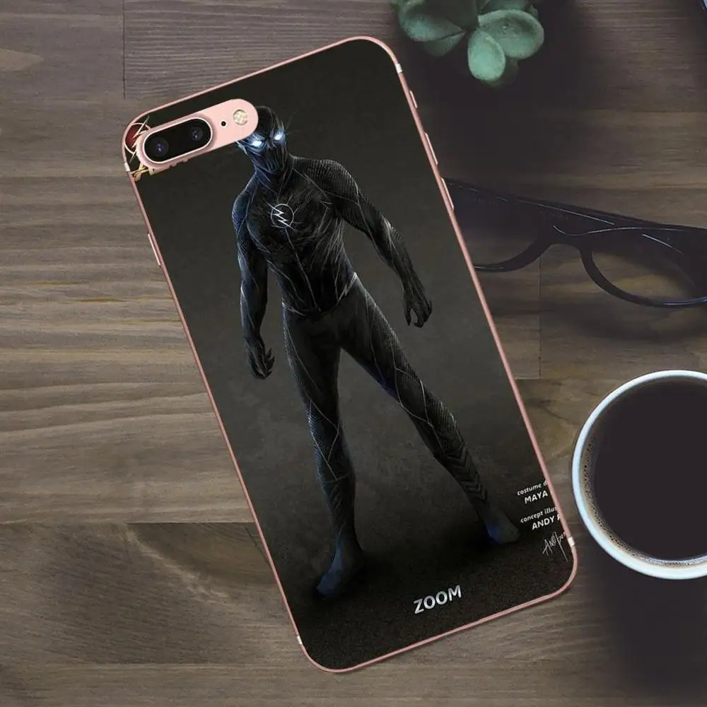Милые аксессуары для телефонов Flash Dc Comics чехол Apple iPhone 4 4S 5 5C SE 6 6S 7 8 Plus X Galaxy A3 A5 J1 J2 J3
