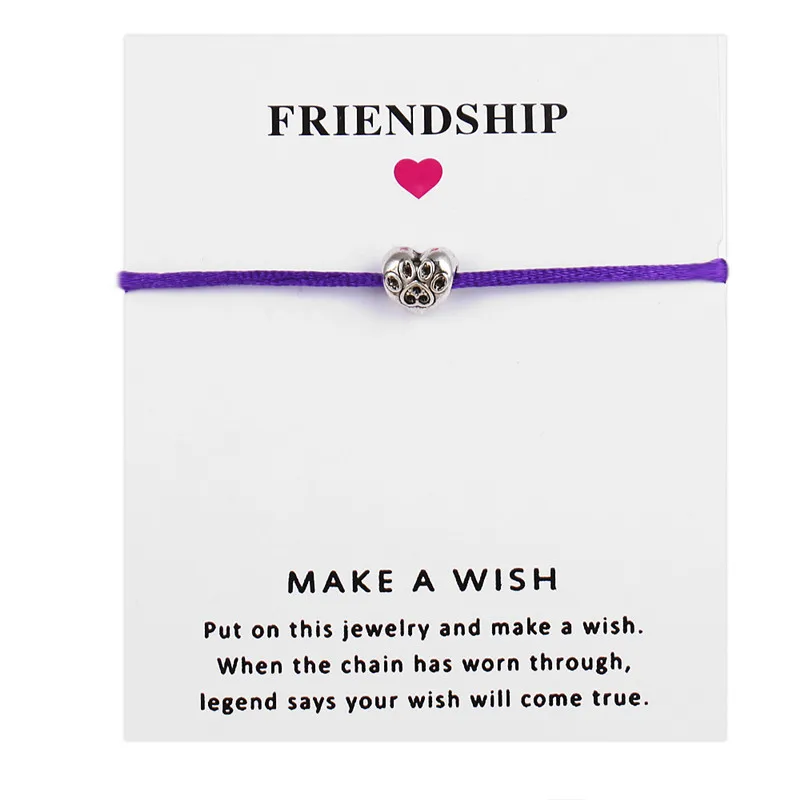 Браслет с изображением головы мыши для женщин, мужчин и детей, регулируемый браслет на удачу с красной нитью, ювелирные изделия в подарок