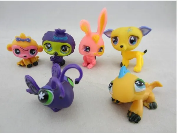 20pc /Lot Littlest Pet Shop Cat Dog Animals action Figures Ramdon Girl Boy Toys Gift | Игрушки и хобби