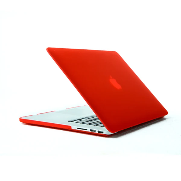 Red Модный жесткий матовый чехол для ноутбука Apple Macbook, Чехол Air Pro retina 1" 12" 1" 15" с/без сенсорной панели, цветов - Цвет: Red