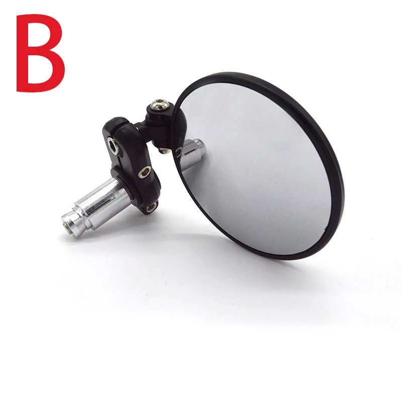 Зеркало Черное круглое для мотоцикла с ЧПУ 3 дюйма 7/8 дюйма|handle bar end mirrors|bar mirrormirror
