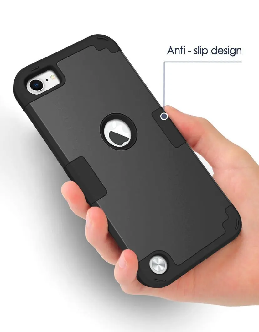 Для iPod Touch 7/Touch 6th/5th поколение чехол сверхпрочный противоударный силиконовый