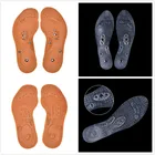 1 пара воздухопроницаемых массажных стелек для обуви, подушечки для обуви, аксессуары для подошвы, магнитные подушечки для акупунктурной терапии