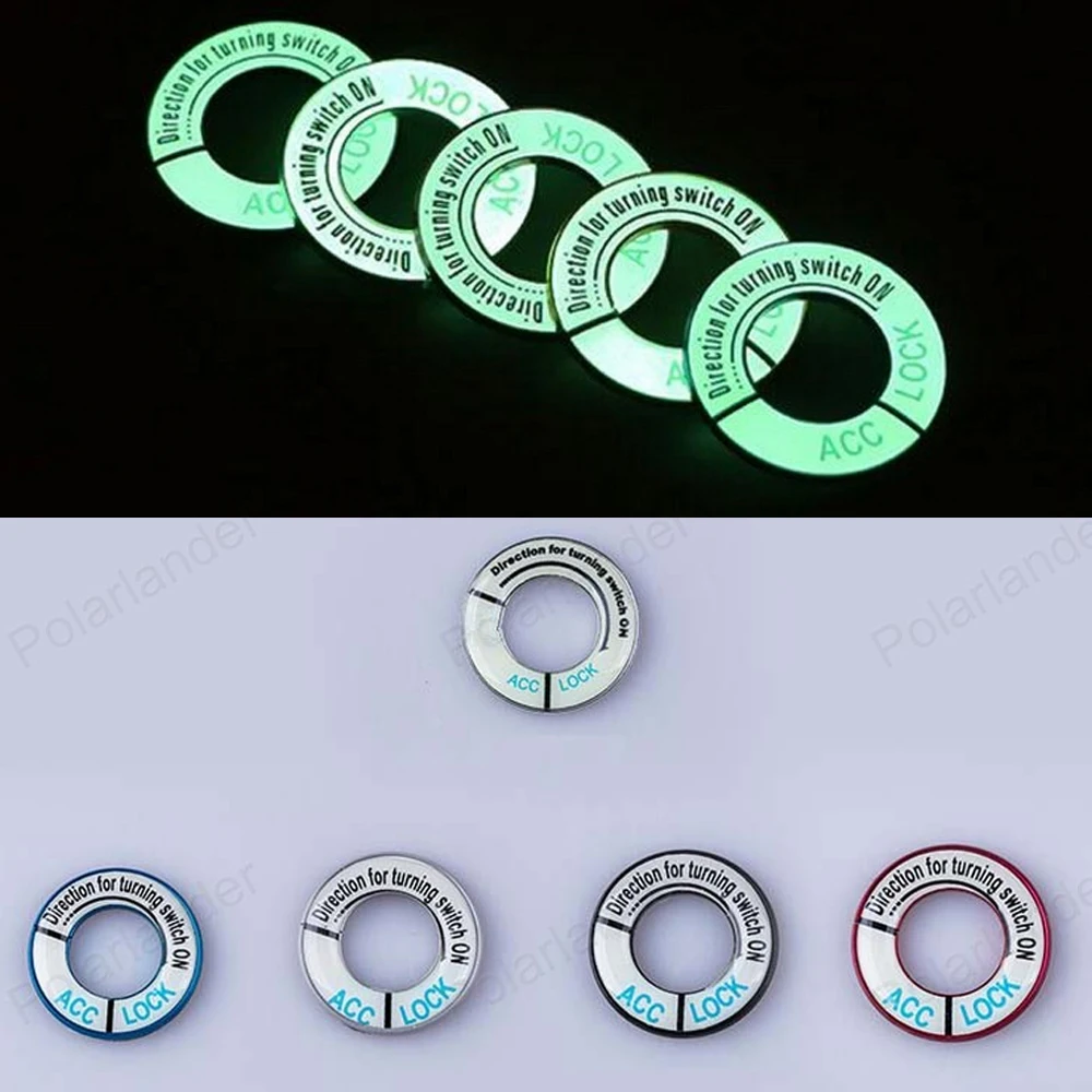 

ignition ring luminous decoration FOR Citroen Sega 408 301 307 508 4008 C4L C5 for Elysee/Peugeot 206 207 2008 4008 5008