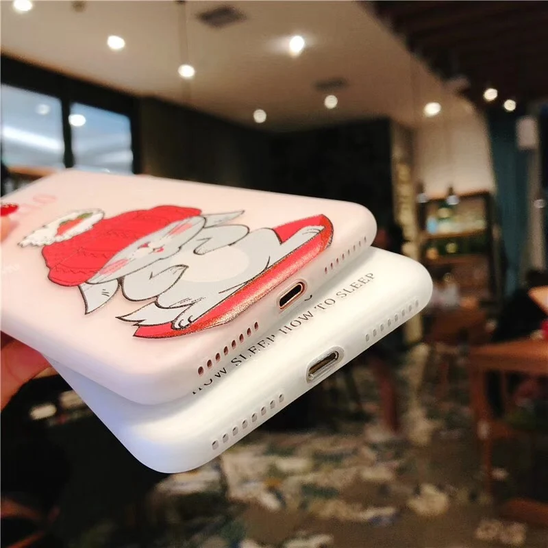 Moskado чехол для телефона iPhone 6 6s 7 8 Plus X 5 5S SE Модный 3D рельефный милый мультяшный Кот