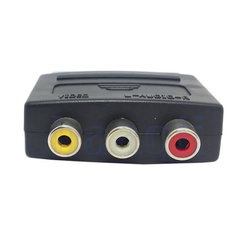 BAAQII 20 контактный Переходник SCART на 3 RCA Аудио Видео AV входной порт конвертер ТВ