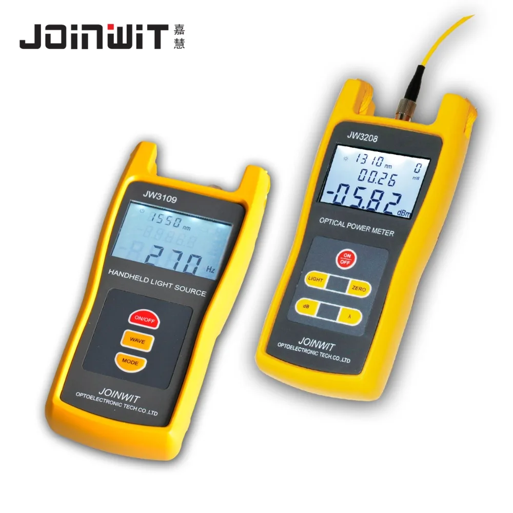 Fiber Optical Multimeter -70~+6dBm JW3208A High Precision Power Meter and JW3109 Light Source 1310/1550nm | Мобильные телефоны и
