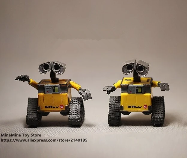 Дисней WALL-E робот ЕВА 6-10 см ПВХ Мини Кукла фигурку модель осанки аниме