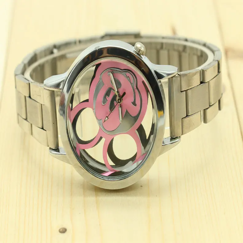 Часы с героями мультфильмов, модные детские часы с Микки Маусом для студентов, аналоговые наручные часы