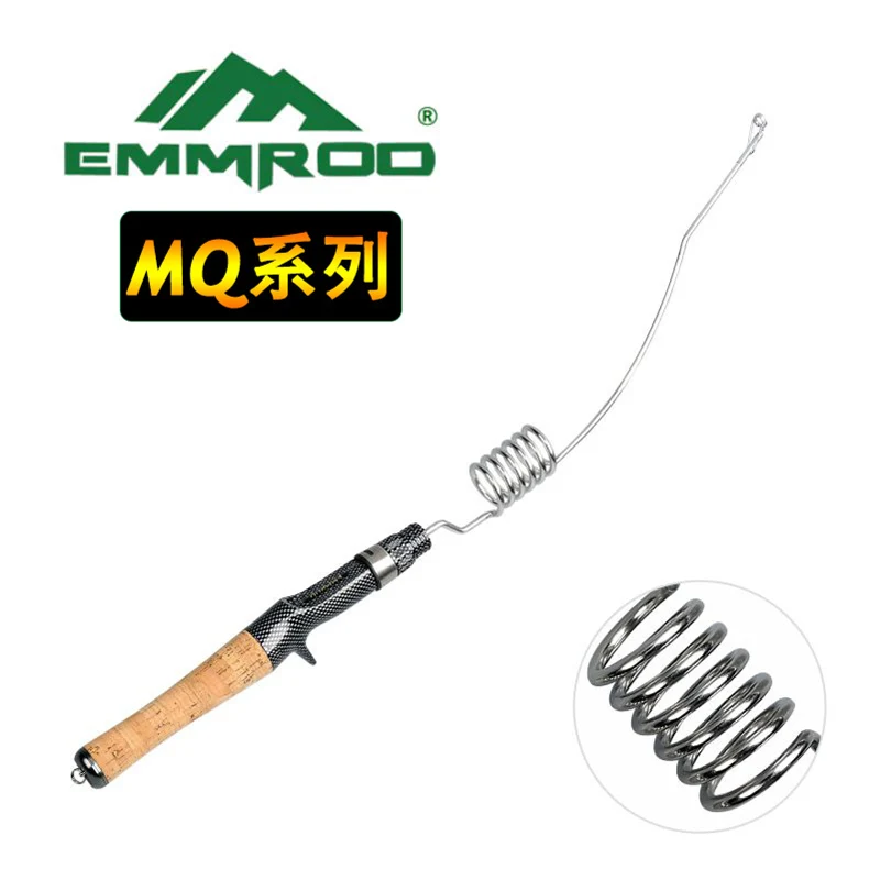 

Emmrod портативная Удочка из нержавеющей стали для литья, рыболовные снасти, морская удочка, удочка для приманки, ледовая удочка, лодка/плот, уд...